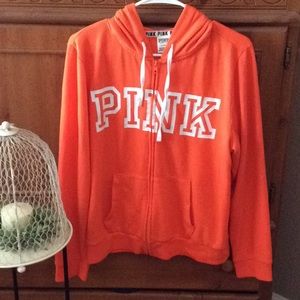 PINK logo hoodie